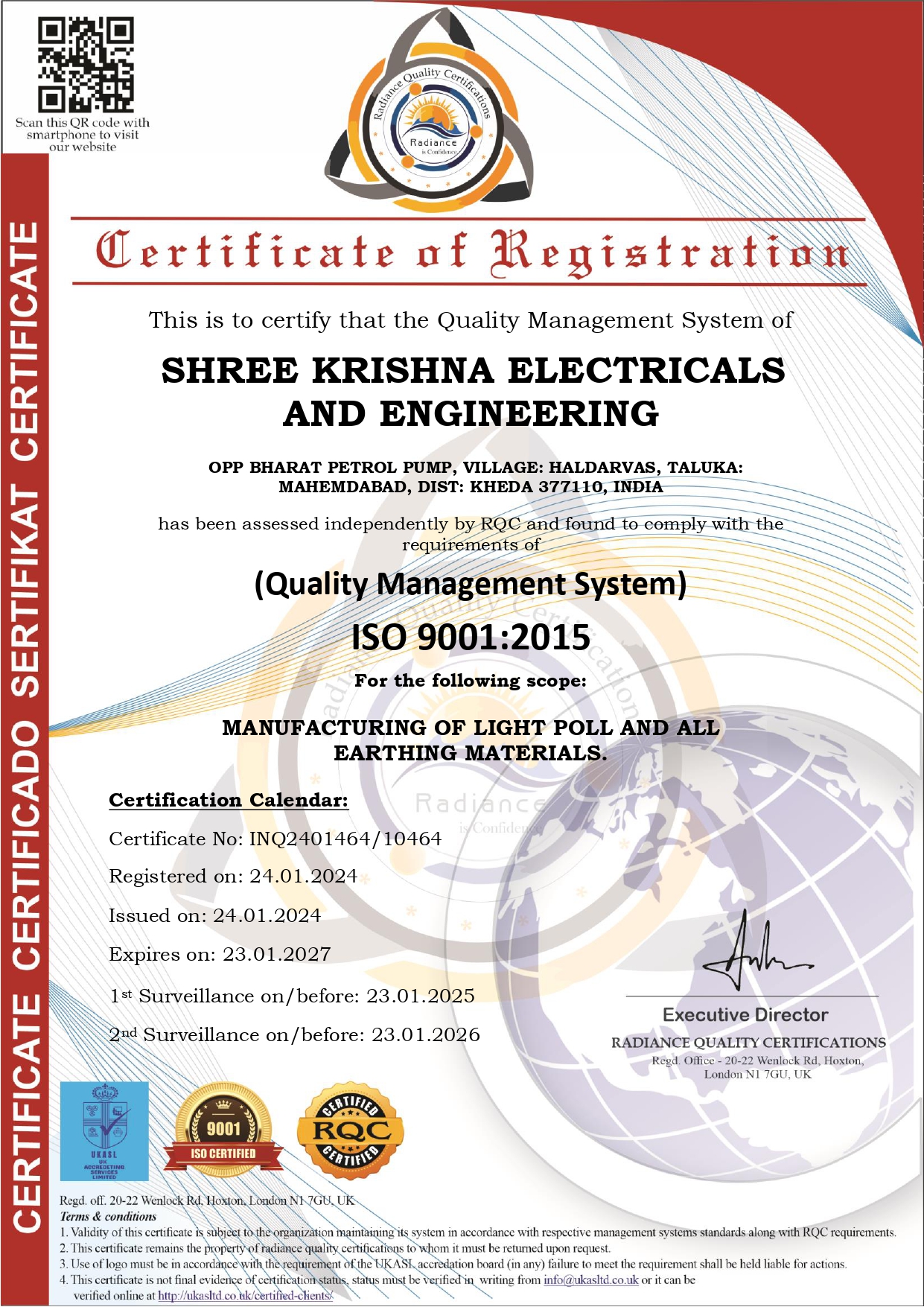 Certificate 1